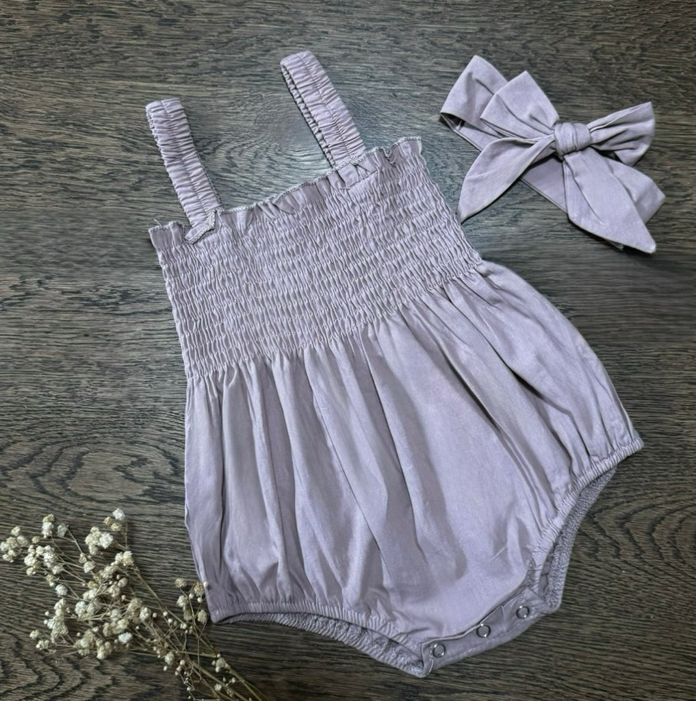 Dusty Pink Jumpsuit & Headband